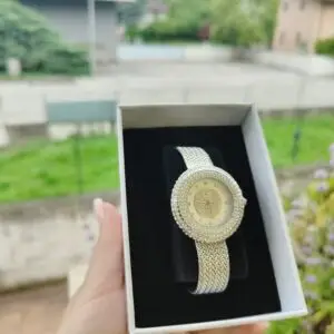 Orologio in acciaio argento
